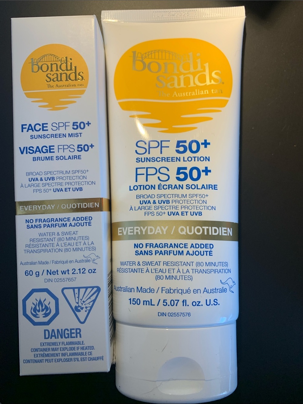 Bondi Sands SPF 50+ Sunscreen Lotion - pack of 2 - New!